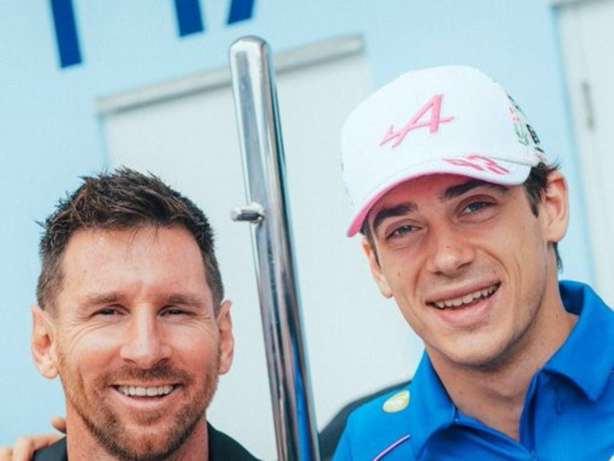 Messi se recupera de la derrota y apoya a Colapinto en Miami F1
