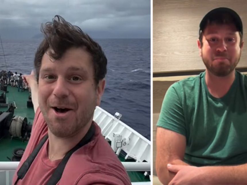 Un influencer revela su vida en el crucero del brote de hantavirus