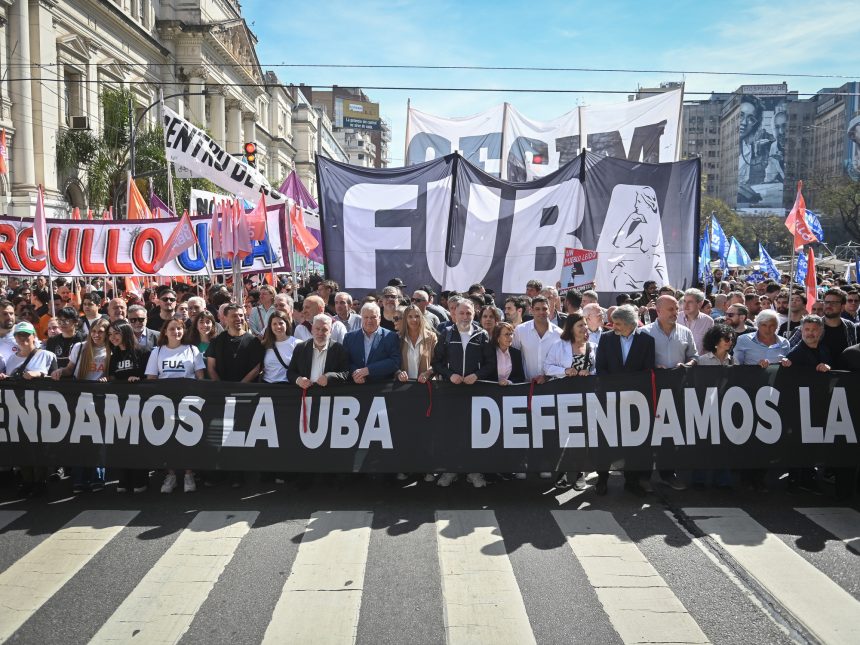 UBA convoca marcha por fondos: Gobierno responde con acusaciones