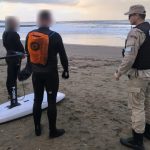 Heroico rescate de dos deportistas en la tormenta de Mar del Plata