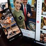 Influencers rubias en trajes de baño: IA apoya a Trump en noviembre