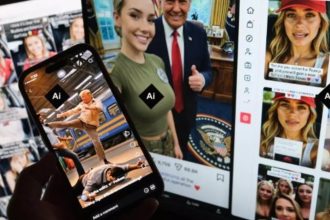 Influencers rubias en trajes de baño: IA apoya a Trump en noviembre