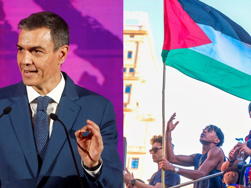 Festejo de Lamine Yamal con bandera palestina: España en el centro de la polémica