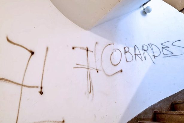 Villa Crespo: Mujer amenazó a vecinos y pintó esvástica, ¡inimputable!