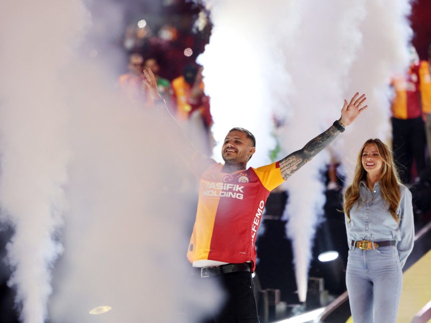 Celebración épica: Mauro Icardi y la China Suárez festejan el título del Galatasaray