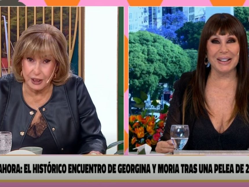 Reconciliación explosiva: Moria Casán y Georgina Barbarossa se enfrentan