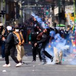 Caos en La Paz: Violentos enfrentamientos entre manifestantes y policías