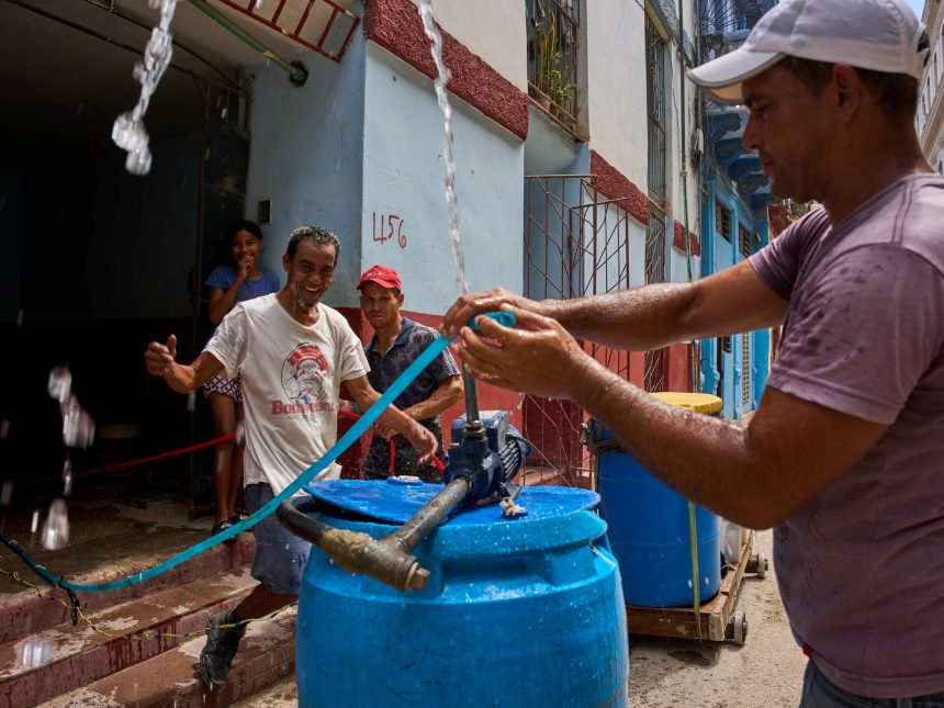Crisis en Cuba: 3 millones sin agua en medio de la emergencia energética