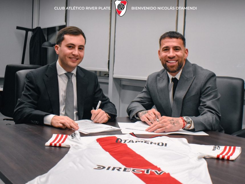 ¡Nicolás Otamendi firma con River antes del Mundial! Descubre más