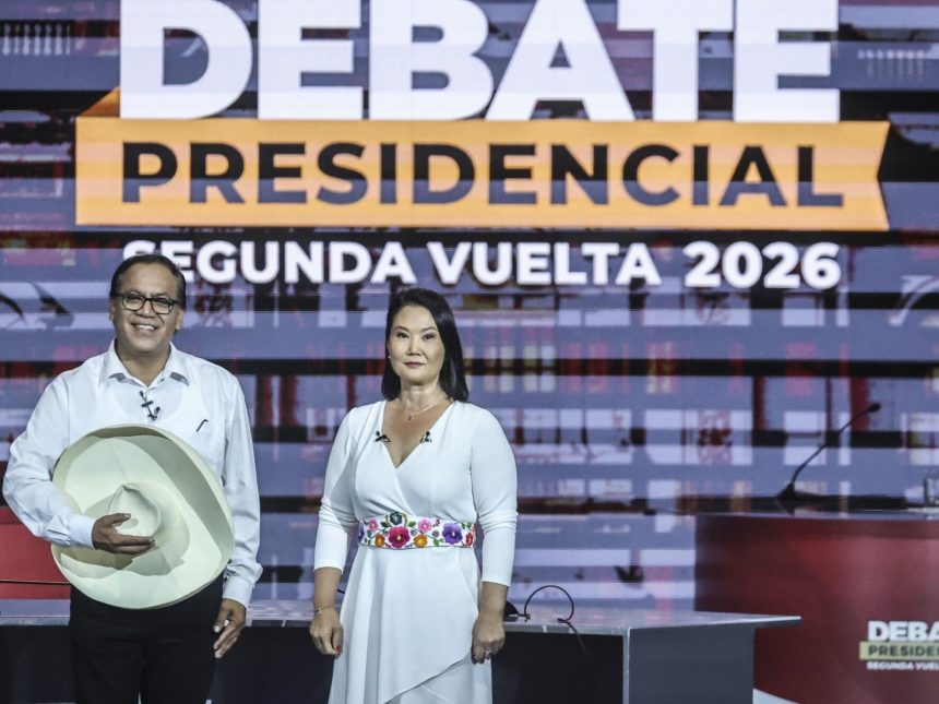 Debate Fujimori-Sánchez: Acusaciones y escasez de ideas a una semana del balotaje