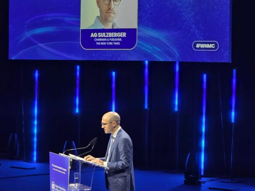 Arthur Sulzberger: La IA no debe controlar el debate público