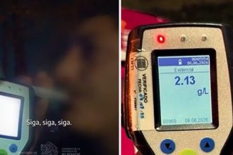 Detenido por conducir ebrio: 2,13 g de alcohol tras una copa