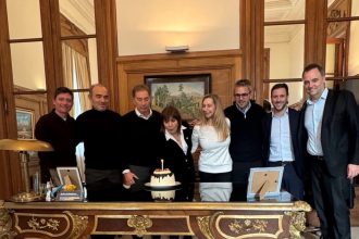 Karina Milei y Manuel Adorni celebran cumpleaños con Bullrich