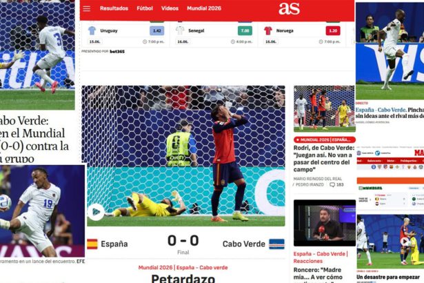 Reacciones de España: Medios analizan el sorpresivo empate con Cabo Verde