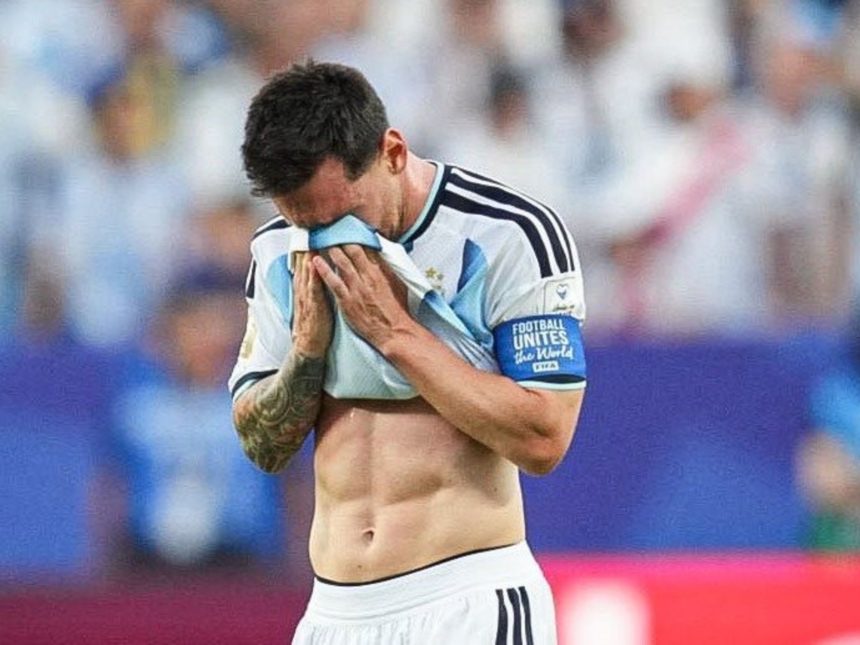Las emotivas lágrimas de Messi en el partido: ¿Qué las provocó?