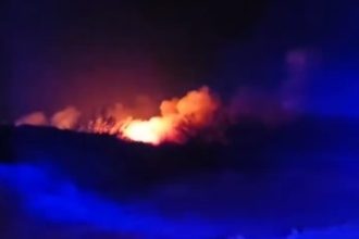 Incendio forestal descontrolado: 200 hectáreas en llamas y amenaza a parque solar
