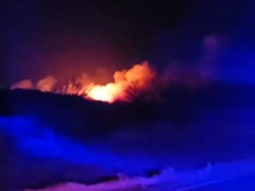 Incendio forestal descontrolado: 200 hectáreas en llamas y amenaza a parque solar