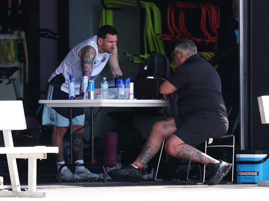 Messi y Chiqui Tapia: Encuentro exclusivo antes del partido con Cabo Verde