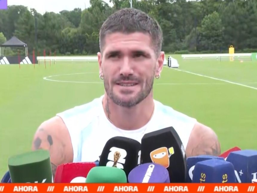 Rodrigo De Paul: ¡La semifinal contra Inglaterra nos tiene listos!