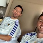 Messi y De Paul: Mate, alfajores y la celebración tras vencer a Inglaterra
