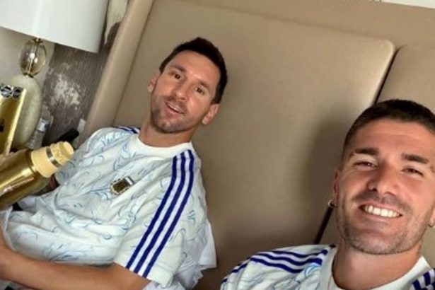 Messi y De Paul: Mate, alfajores y la celebración tras vencer a Inglaterra