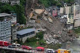 Deslizamiento de tierra en China: 8 muertos y 30 desaparecidos