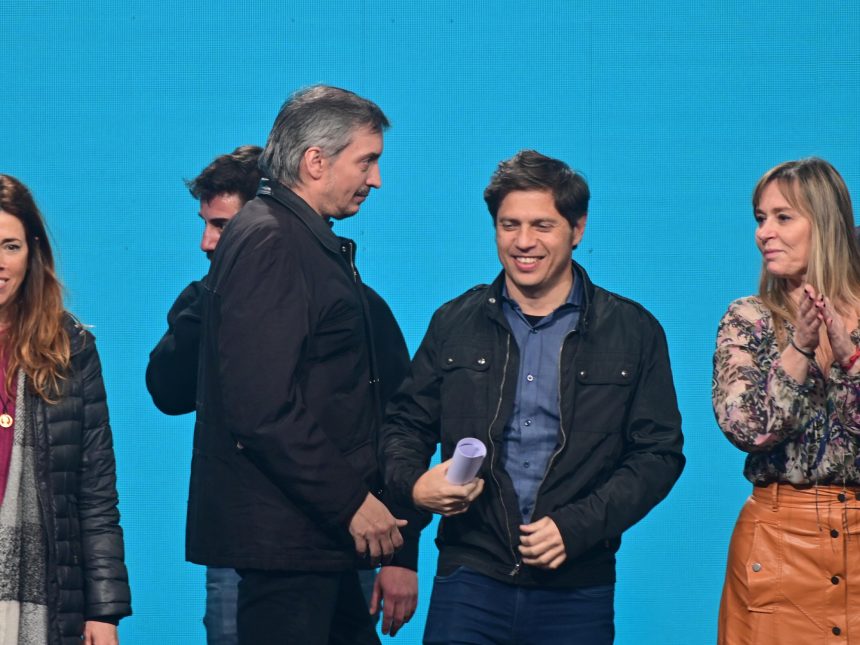 Intentos del peronismo: Un acto por Evita une a Kicillof y Máximo