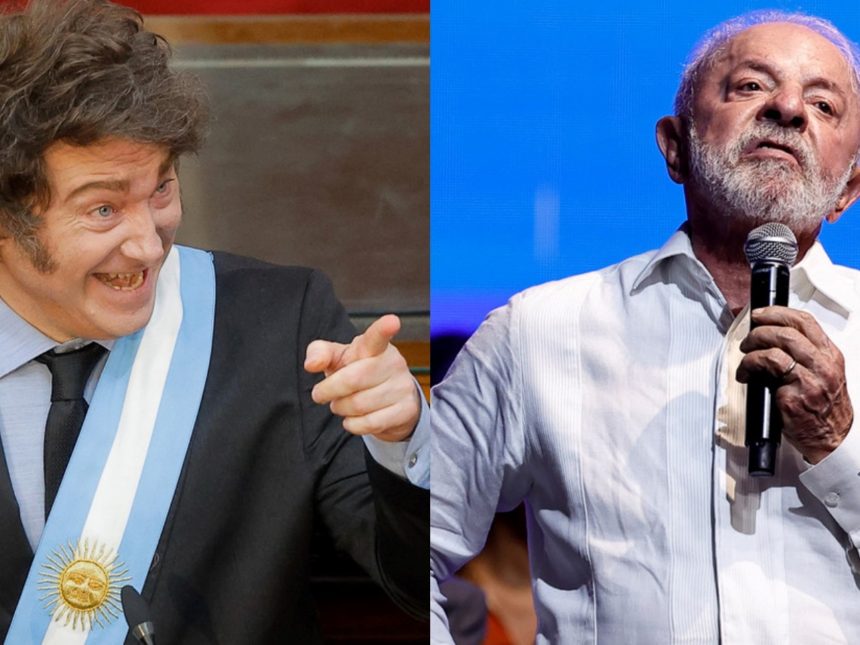 Milei redobló las críticas contra Lula: «Es un ladrón, corrupto y lo liberaron por una falla en el procedimiento»