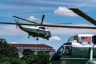 Investigan un incidente entre un avión comercial y el helicóptero de Donald Trump en el cielo de Washington