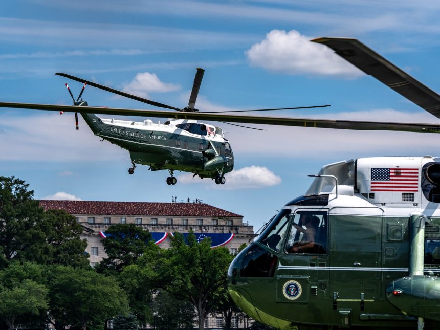 Investigan un incidente entre un avión comercial y el helicóptero de Donald Trump en el cielo de Washington