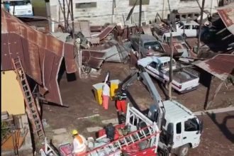 Uruguay declaró alerta roja por un ciclón extratropical: al menos un muerto