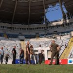 Nuevo ataque de Rusia a Ucrania: dos heridos y daños e incendio en un estadio de fútbol