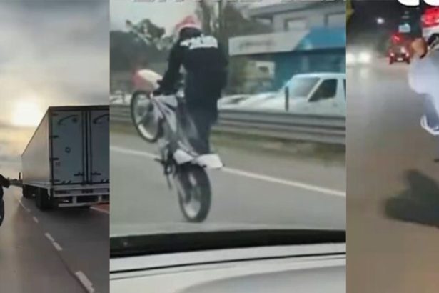 Hacía «wheelie» en la ruta, se grababa y lo subía a las redes sociales: le suspendieron la licencia hasta 2099