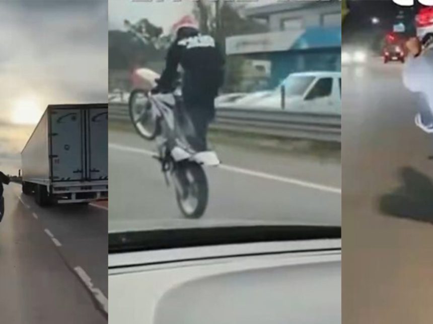 Hacía «wheelie» en la ruta, se grababa y lo subía a las redes sociales: le suspendieron la licencia hasta 2099