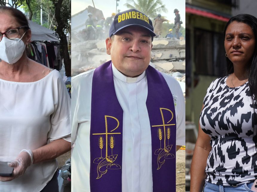 Terremoto en Colombia: la historia de la guardiana de los recuerdos, el cura de los Bomberos y el pueblo antisísmico que necesita ayuda