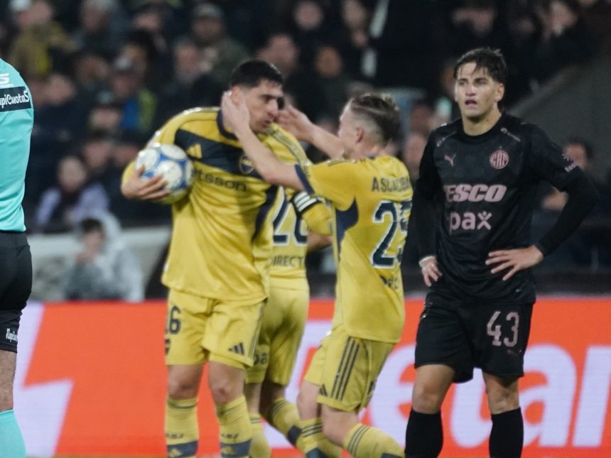 Boca reaccionó sobre el final en un intenso y justo empate con Platense en Vicente López