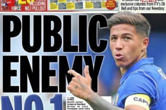 Enzo Fernández volvió al Chelsea y la prensa inglesa fue lapidaria: qué dijeron tras los silbidos en Stamford Bridge