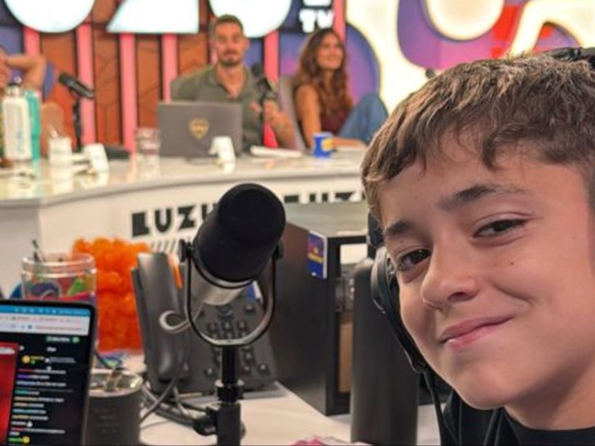 La historia de Tiano Dubini Guzzo, el nene que fue a Luzu de espectador y terminó como columnista de Occhiato